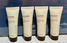 Ahava Time To Clear Purifying Mud Mask 25gr/0.9oz - Lot of 4 - New - See in Pics
