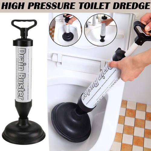 Drain Buster Toilet Sink Plunger Power Suction Shower Pipe Clog Sucker