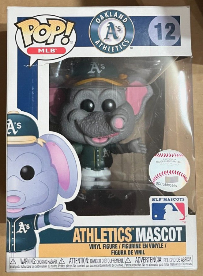 Funko Pop! Mlb Baseball Mascot #12 Oakland Athletics Mascot Stomper [Boxdmg]