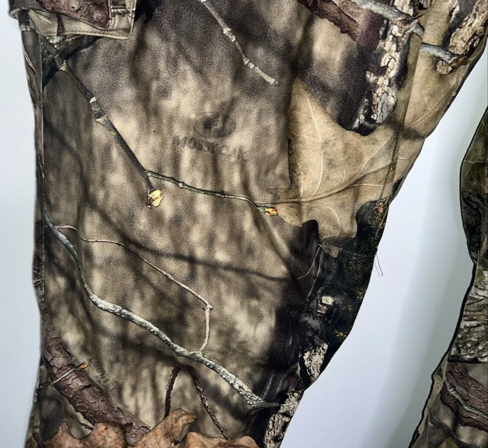 Pantalones de pesca de caza forrados de lana camuflaje roble musgo para hombre Rustic Ridge XL Foto 2 de 4