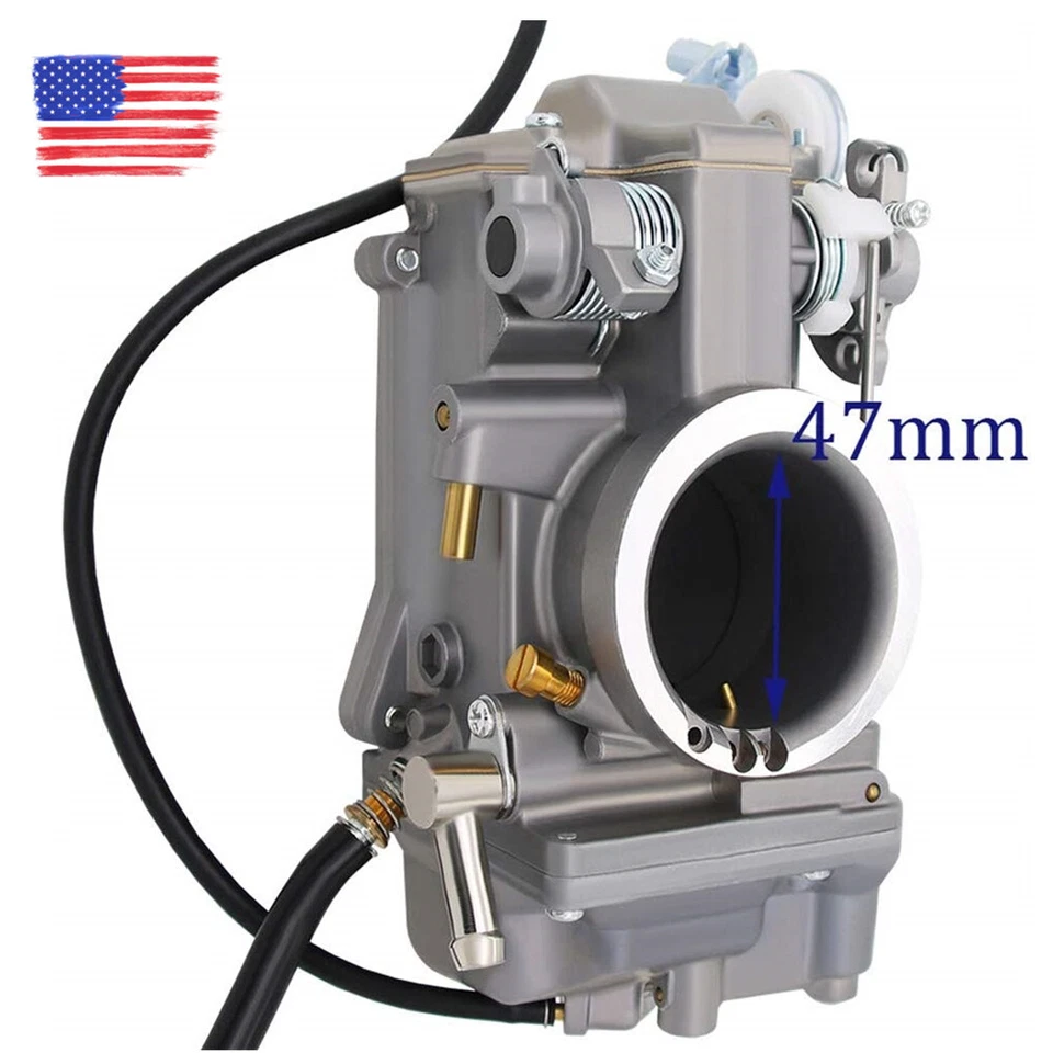 For HSR45 45mm Smoothbore Carburetor Kit Harley-Davidson EVO Twin Cam - Image 4 of 4