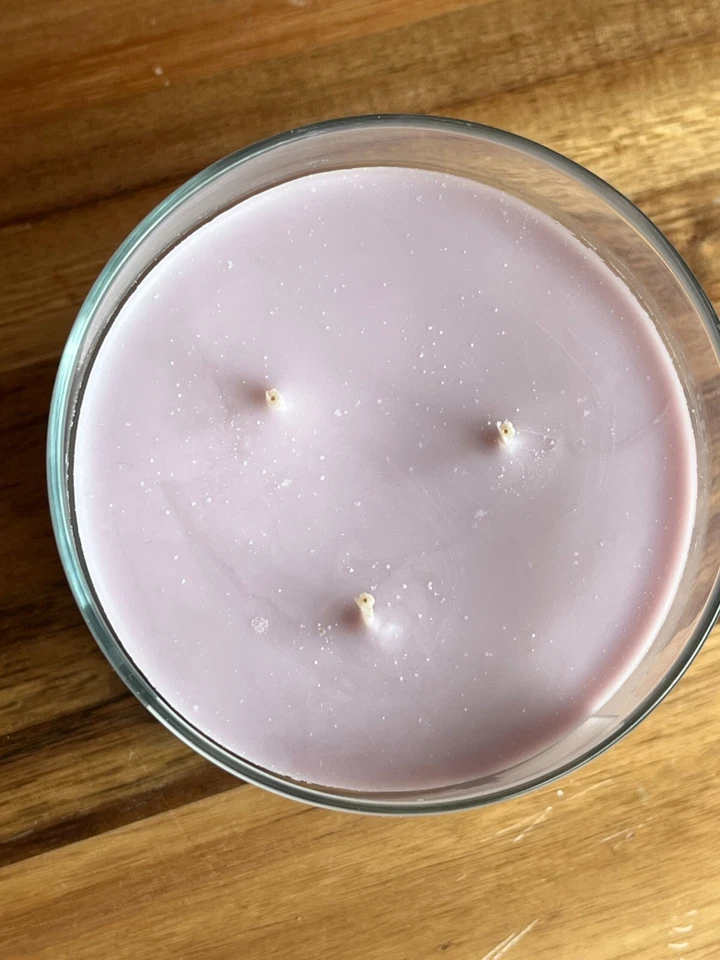 Vela de 3 mechas Bath & Body Works lavanda francesa 14,5 oz NUEVA Foto 4 de 4