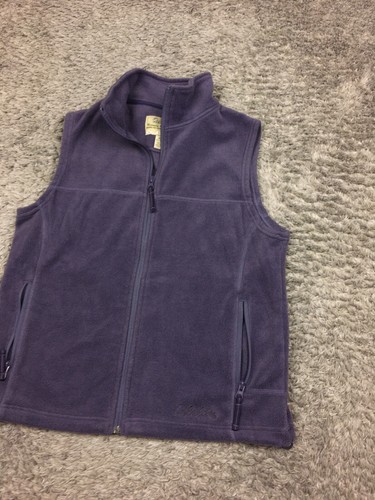 Cabelas Fleece Jacket Womens Size Medium Purple Outerwear Mock Neck - Picture 2 of 12