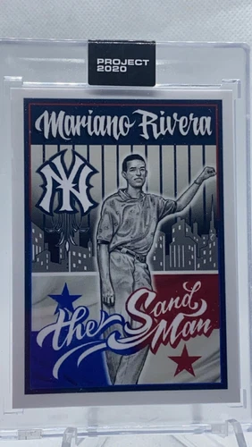 Topps Project 2020 Mariano Rivera By Mister Cartoon HOF Print Run / 9.468 # 131