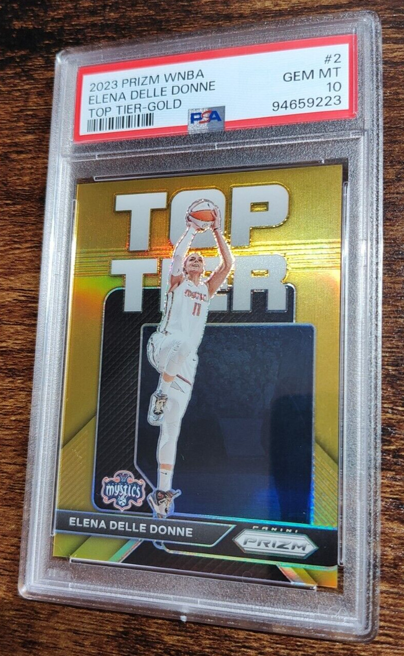 2023 Prizm WNBA Elena Delle Donne TOP TIER GOLD /10 #2 PSA 10