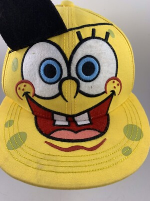 Vintage Size Small Yellow Nickelodeon Spongebob Squarepants