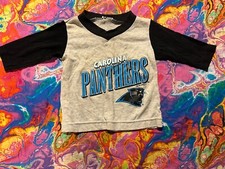 Vintage 90s Toddler Carolina Panthers Toddler Shirt 3/4 Sleeves