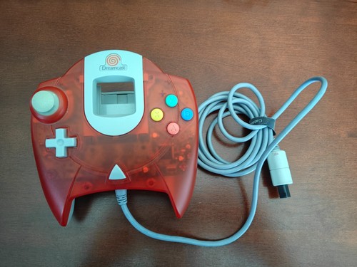 Sega Dreamcast Wired Controller HKT-7700 Original OEM Red