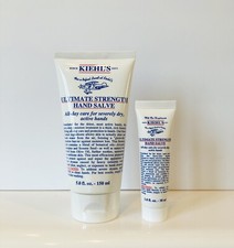 Kiehls SINCE 1851 2-Pc Ultimate Strength Hand Salve Cream Set, New and Sealed