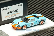 SCM MY64 10B Ford GT40 MK I 1969 Lemans Winner gulf blue #6  Resin model