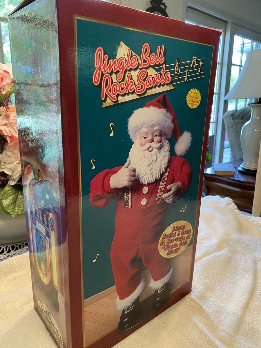 Rock Santa Collectibles Jingle Bell Rock Animated Santa Claus