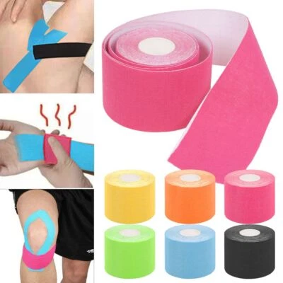6 Rollen Kinesio Tape Kinesiologie Tape Sporttape Tapeverband Luftdurchlässiger