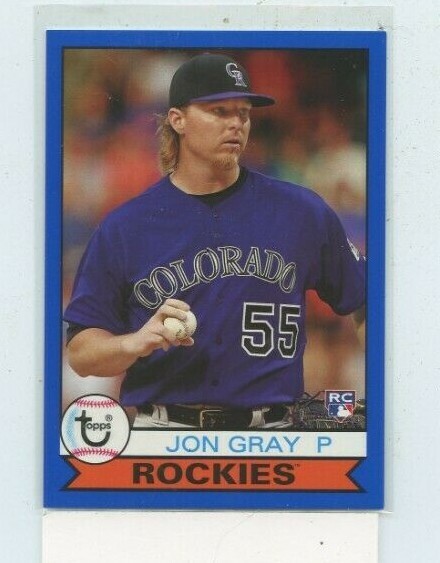 JON GRAY 2016 Topps Archives Blue Border Rookie Card #D /199