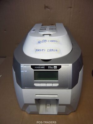 Magicard Rio Pro STD Duo Thermal ID Color Card Printer 1088 CARDS / PANEL ERROR