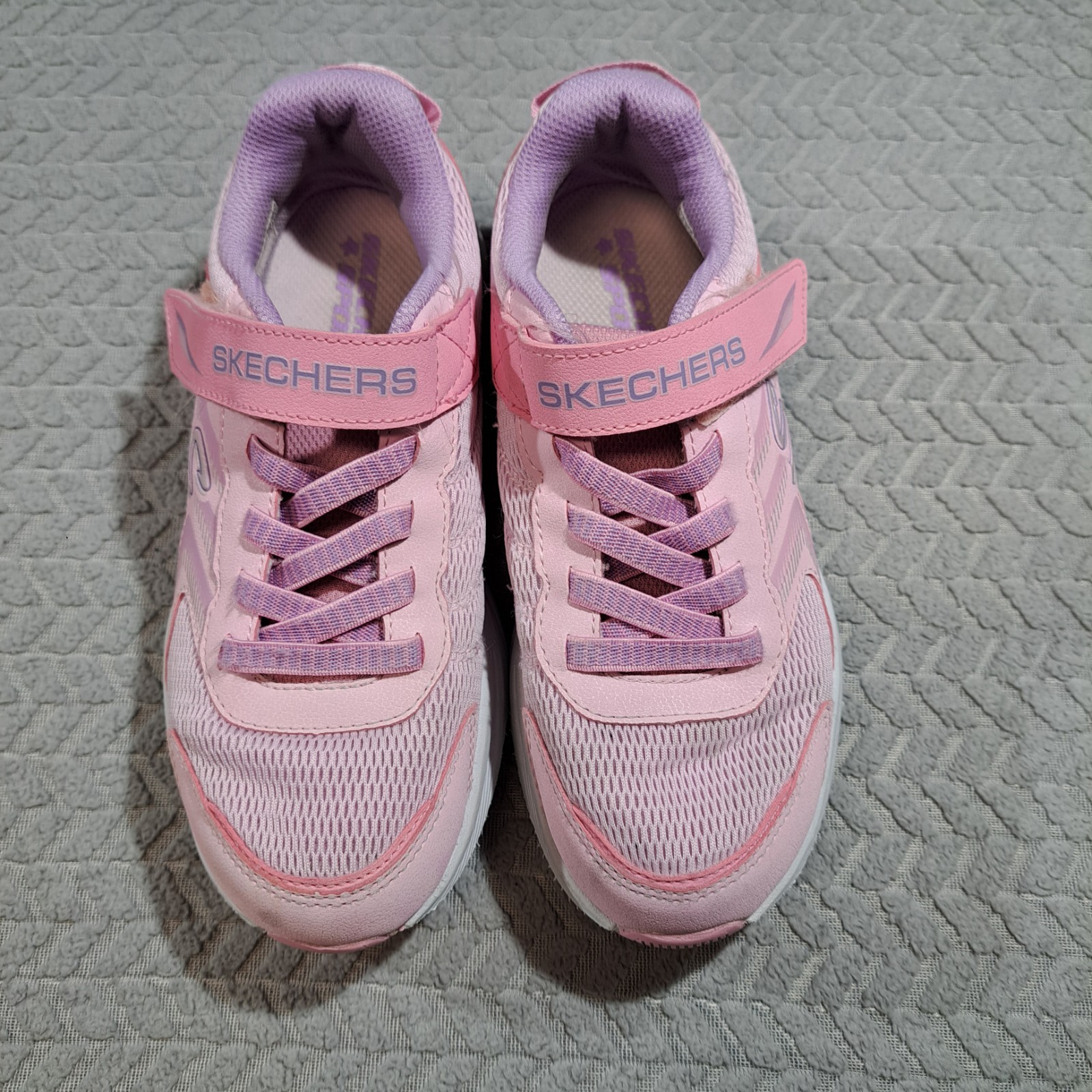 Skechers Girls Pink Sneakers,  Size 3