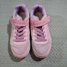 Skechers Girls Pink Sneakers, Size 3