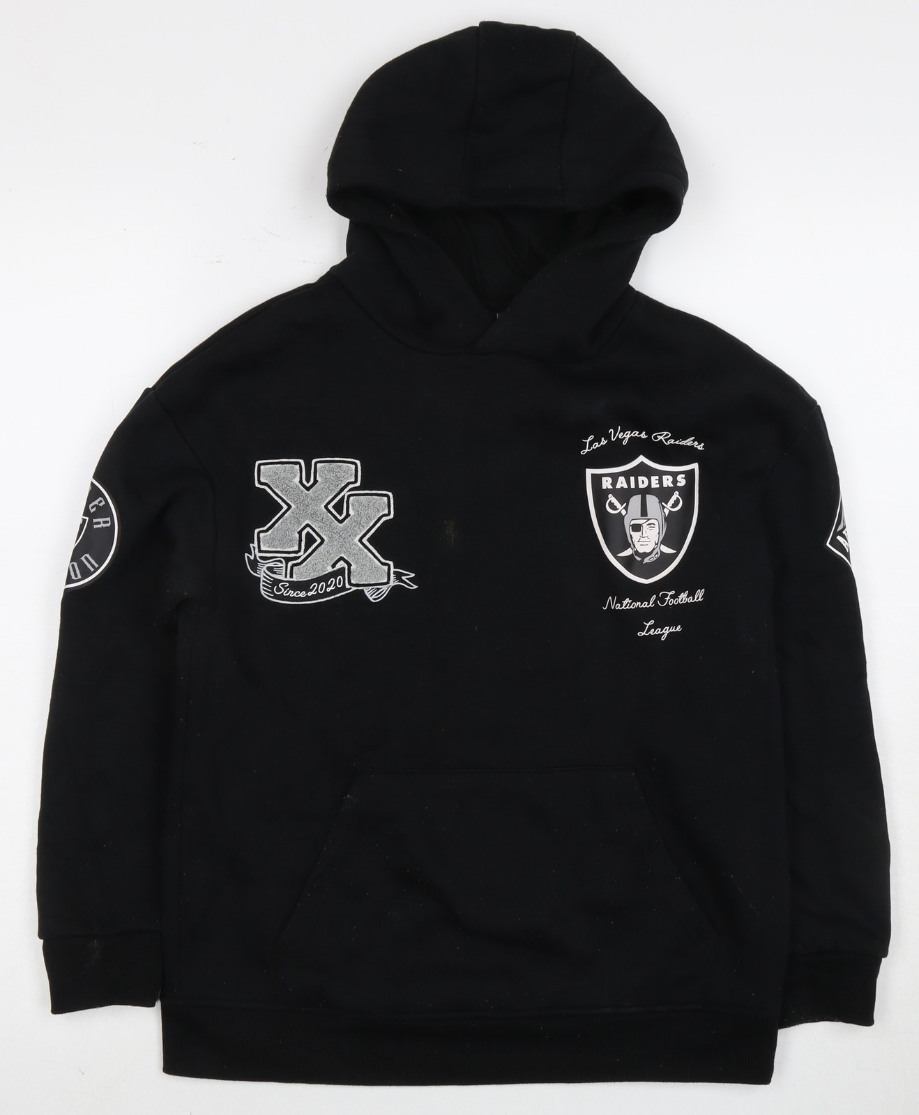 Primark Boys Black NFL Hoodie 10-11 Years
