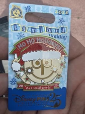 Disney Small Release Small World Holiday Clock Pin Disneyland LE 2500