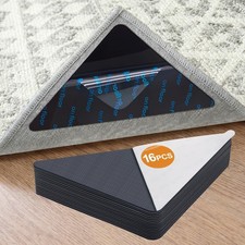 16 Pcs Rug Tape,Anti Slip Rug Pads Grippers for Hardwood Floors and Tiles,No ...
