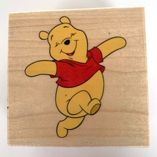 All Night Media Rubber Stamp 199-F07 Winnie the Pooh SKIPPING POOH