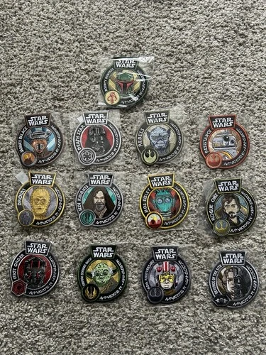 Funko Star Wars Smugglers Bounty Patch lot 13 Patches - Vader, Andor, Boba Fett