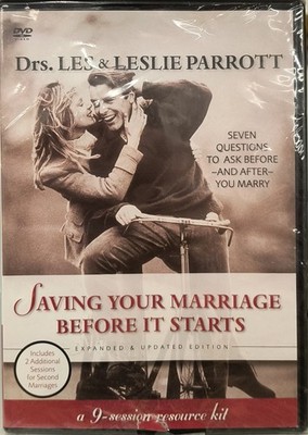 Saving Your Marriage Before It Starts Les and Leslie Parrott DVD Audio CD Sealed
