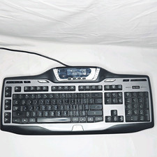 Logitech G15 Wired USB Gaming Keyboard LCD Ma...