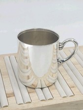 Vintage Tiffany & Co Sterling Silver Baby Christening Mug Cup Italy 97.48g