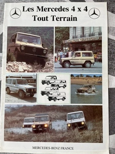 1982 J Mercedes 240 GD / 300 GD / 230 GE / 280 GE Catalog / Brochure