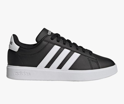 NWT Adidas Men\'s Grand Court 2.0 Sneaker in White/Black/White Size 9.5 Medium Men main image 3