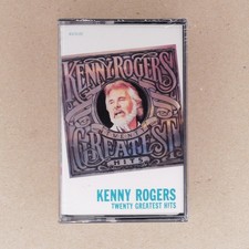 Kenny Rogers, Twenty Greatest Hits, Liberty, New/Sealed Cassette Tape