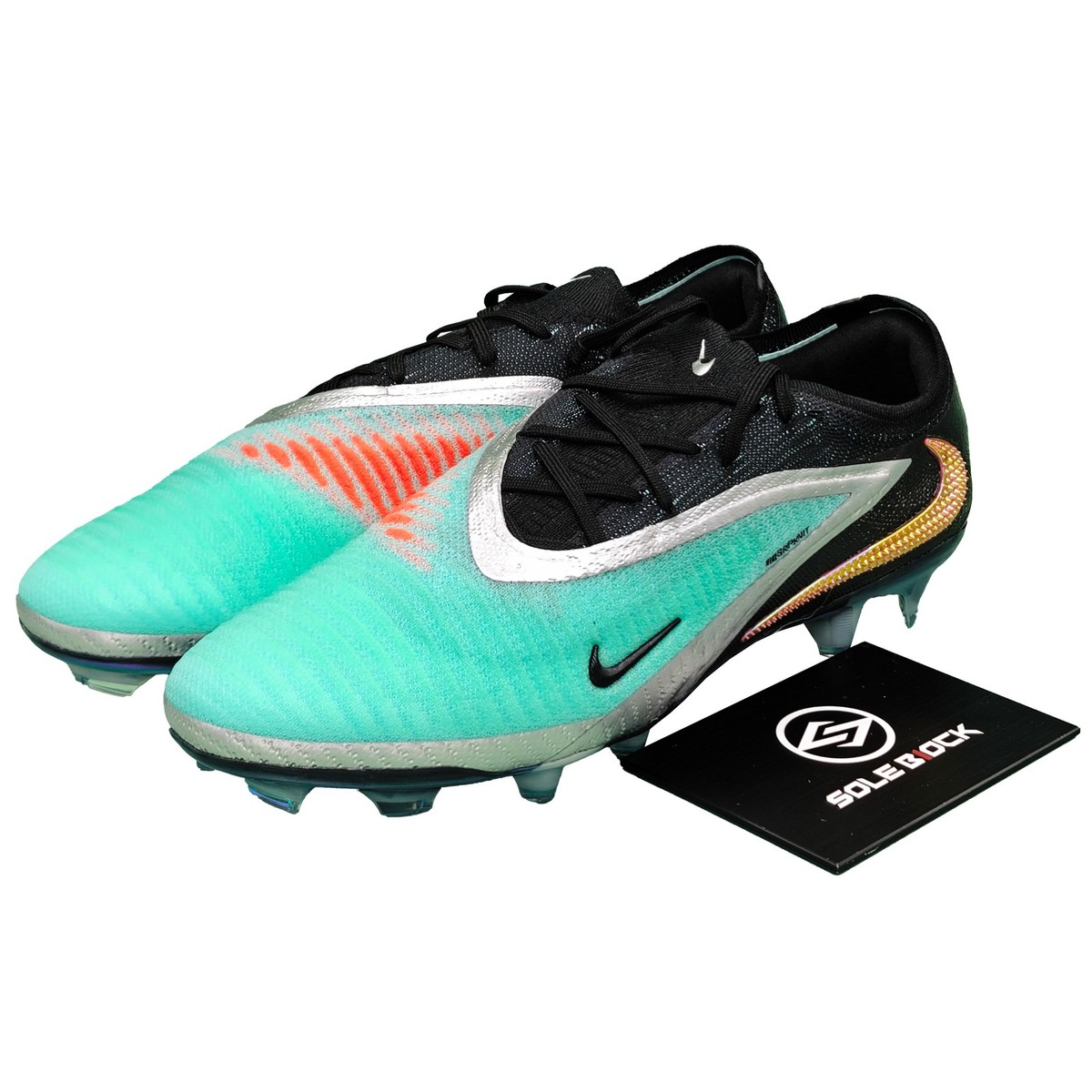 Size 9.5 - Nike Phantom 6 Elite FG Low Chrome Black for sale