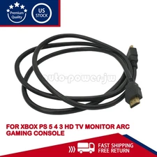 4K HDMI 2.0 Cable High Speed For Xbox PS 5 4 3 HD TV Monitor ARC Gaming Console