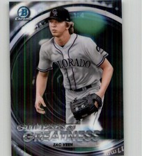 2020 Bowman Draft Zac Veen Glimpses of Greatness #GOG-ZV Colorado Rockies