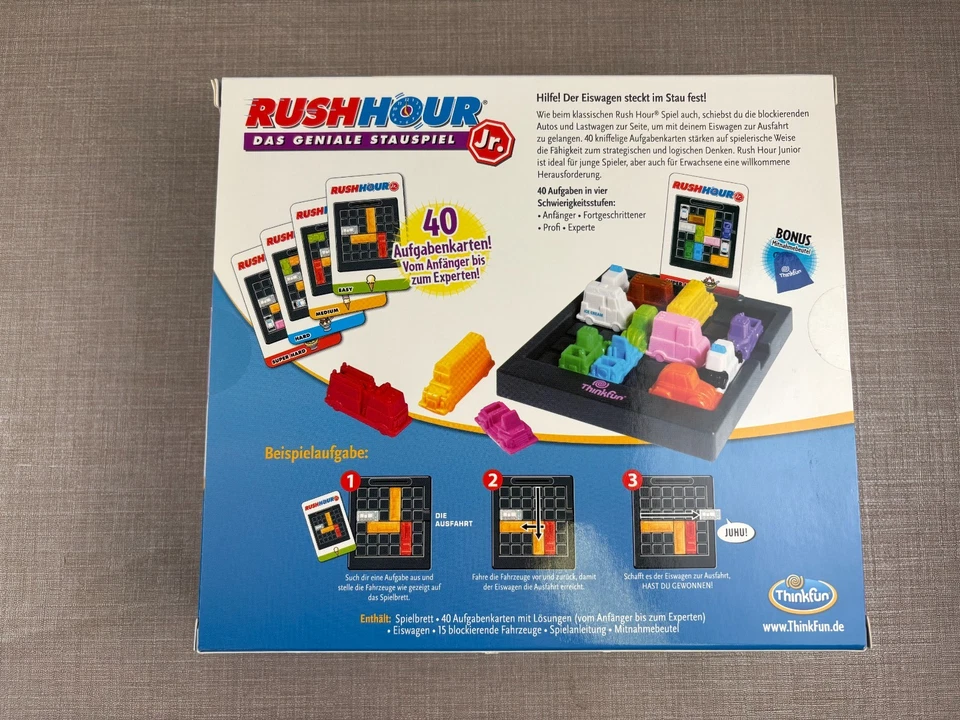 ThinkFun - 76442 - Rush Hour Junior - Logikspiel - ab 5 Jahre - Bild 2 von 2
