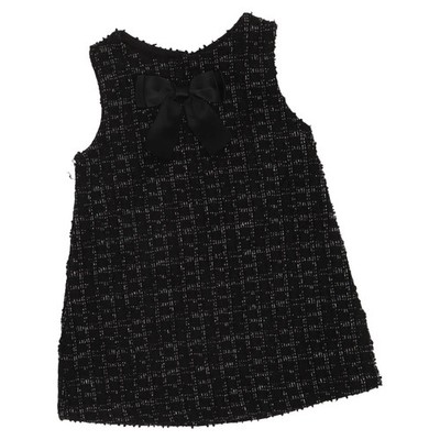 H&M, Kleid, Größe: 92, Schwarz, Polyester/Baumwolle/Elasthan, Karo, Tweed #rHM