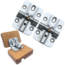 Adjustable Locking Hinge for Bi Folding Doors Sturdy Zinc Alloy Construction