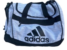 Adidas Defender Duffel Bag Black/Gray Workout...