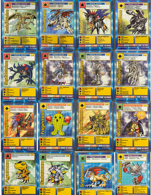 Digimon Karten Sammlung 1999 Bandai - 1st Edition - Mega/Ultra/Rookie - Holos