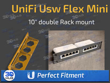 Ubiquiti UniFi USW-Flex Mini Dual Switch 10 Inch Rack Mount Bracket Holder