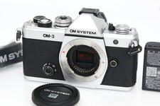 Olympus OM SYSTEM OM-3 Silver Mirrorless Digital Camera Body MFT Micro 20.4MP