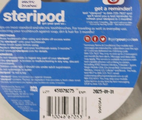 Steripod Clip-On Toothbrush Protector- 6 Different Color Single Protectors - Picture 12 of 14