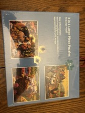 3 in 1 Puzzles for Seniors W/Alzheimer  s 24 Large Pieces New Sealed - 30x22 Cm