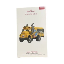 2019 Hallmark Disney Pixar Cars 3 Miss Fritter Ornament - Lightning McQueen