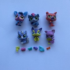 Littlest Pet Shop LPS Lot Cat Dog Accessories 4149 Hasbro Authentic