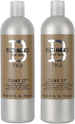 Bed Head by TIGI Herren Clean Up Shampoo & 750 ml (2er Pack), bunt 