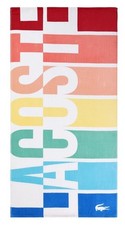 LACOSTE STRANDTUCH - KALEIDOSCOPE SIGNATURE BAUMWOLLE STRANDTUCH 36"x72" LARGE