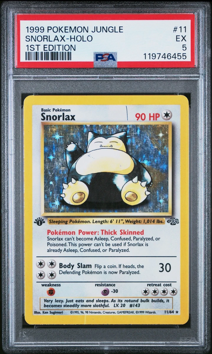 カビゴン　カードダス　psa5 Pokémon TCG Professional Sports Authenticator (PSA) Rare Grade 5