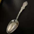Towle Old English Sterling Silver Five O'Clock Floral 5 1/2" Spoon Mono Irm