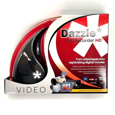Dazzle Pinnacle DVD Recorder HD Video Converter Capture Enhance Digital Movies